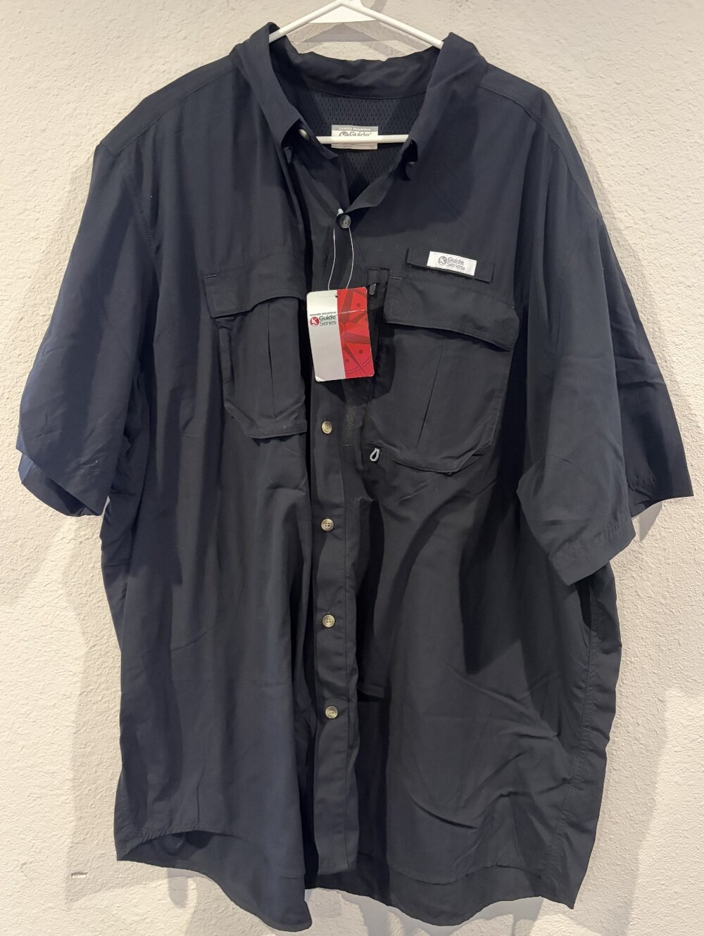 NEW Gander Mountain Guide Series Mens Nylon Short Sleeve Fishing Shirt Size 3XL